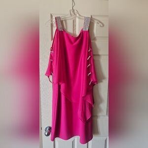 Elegant Pink Women's Dress